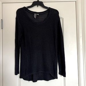 Quinn Lightweight Sweater with Faux Leather Elbow Patches